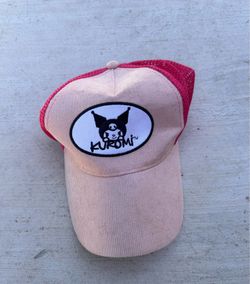 Sanrio Kuromi Pink Trucker Hat Corduroy Mesh Snapback