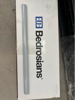 Bedrosian Marin .05”x12” Jolly Miter Edge Ceramic Trim in Misty Blue