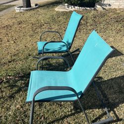 Sling Patio Rocking Chair 