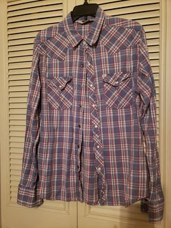 Men's western snap up shirt.