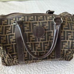 Old Fendi Bag Purse Duffle 