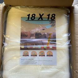 18 x 18 Sun Sail SunShade Cream