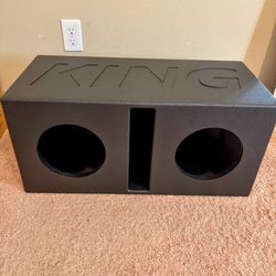 Brand New King 8 Inch Vented Subwoofer Box