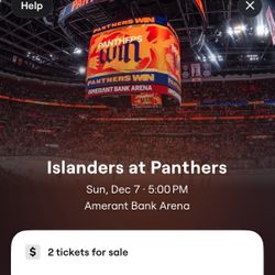 Panthers Vs Islanders