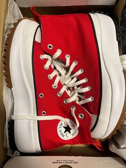 Converse Run Star Hike High Top - Red - Women’s 9 / Men’s 7.5
