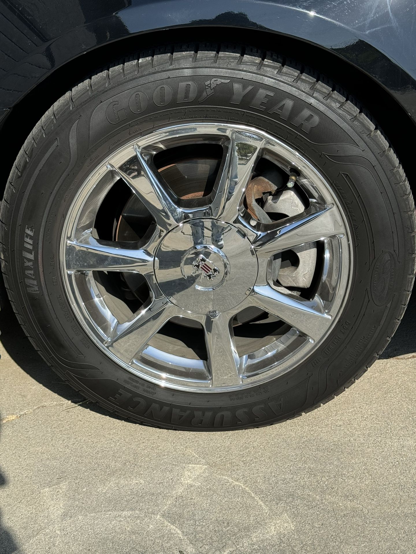 17 Inch Chrome Cadillac Rims And Tires