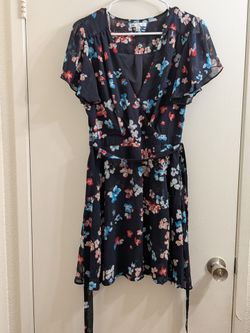 Flowery Short Dress