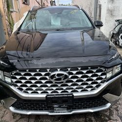 Parts 2021 2022 Santa Fe 2.5L AWD Parts Bumper Hood Fender Doors HeadLights