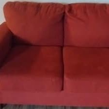 Red Sofa And love Seat 