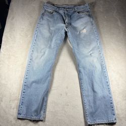Vintage Levi's 501xx Men’s 36x32 Blue Button Fly Jeans Blue Distressed Y2K#2632