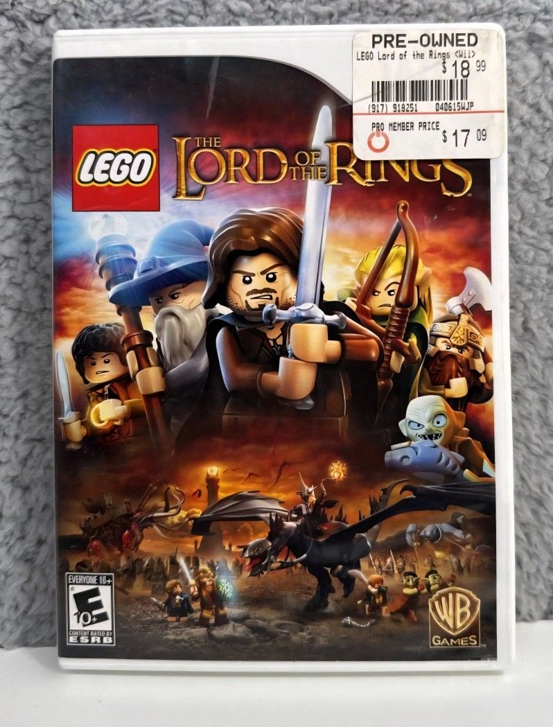 Wii LEGO The Lord of the Rings (Nintendo Wii, 2012) CIB Tested. Check Out My Other Listings For More Wii Games