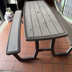 Sitting bench for outside