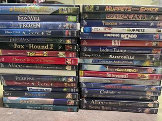 34 Disney DVD’s $30