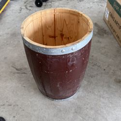 Wooden Decorative Barrel – Rustic Style 