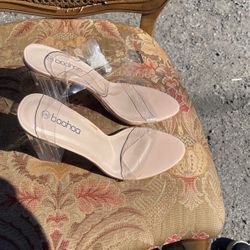Clear Strap High Heels