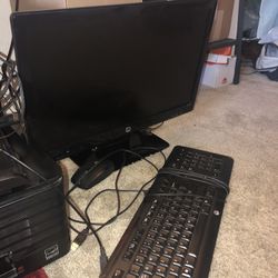 HP Desktop and Printer