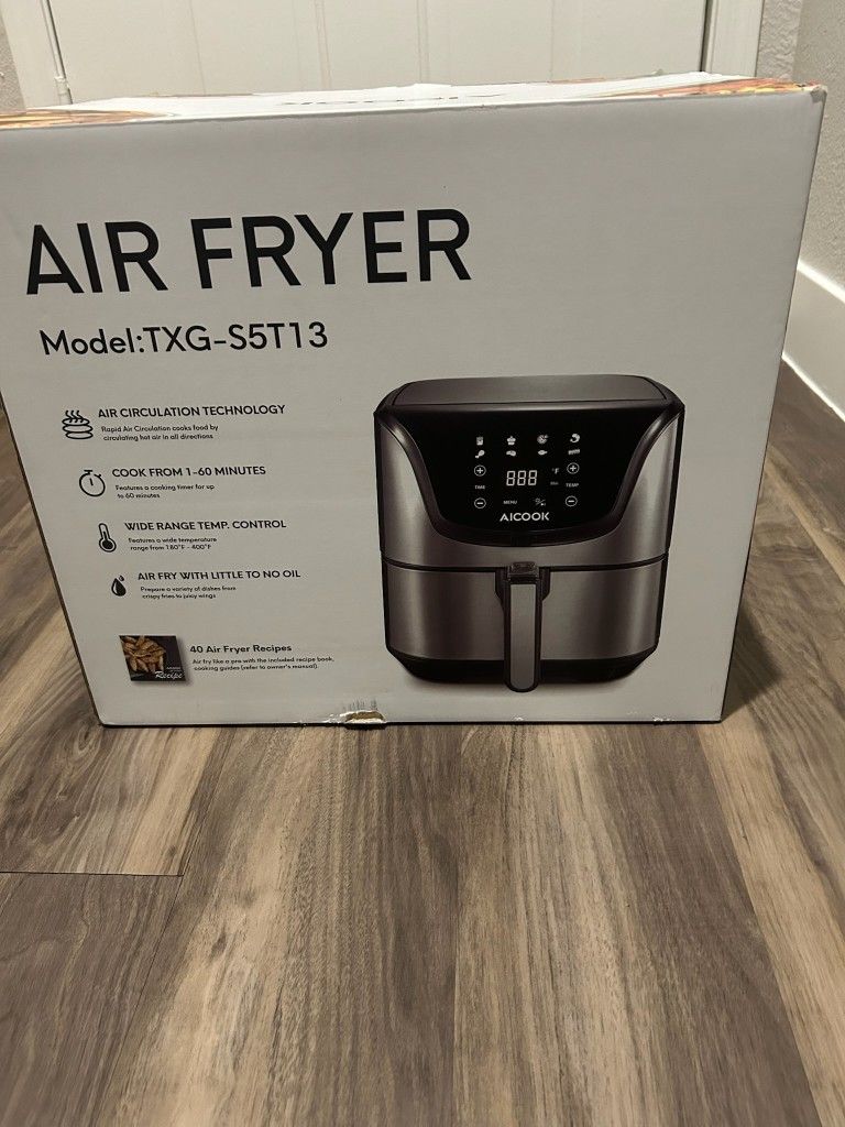 AICOOK MODEL TXG-S5T13 5.8 QUART DIGITAL AIR FRYER