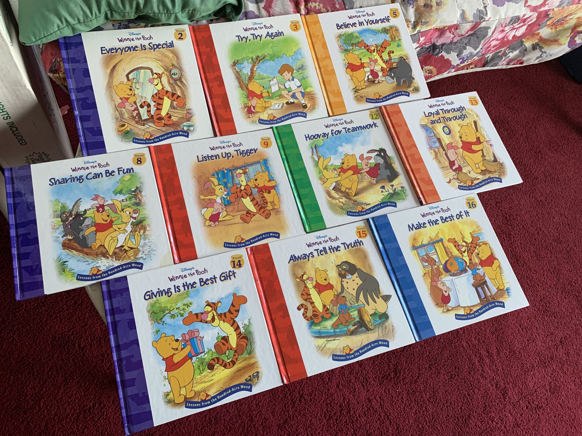 Winnie the Pooh Lessons from the 100 - Acre Wood Books All 10 for $15