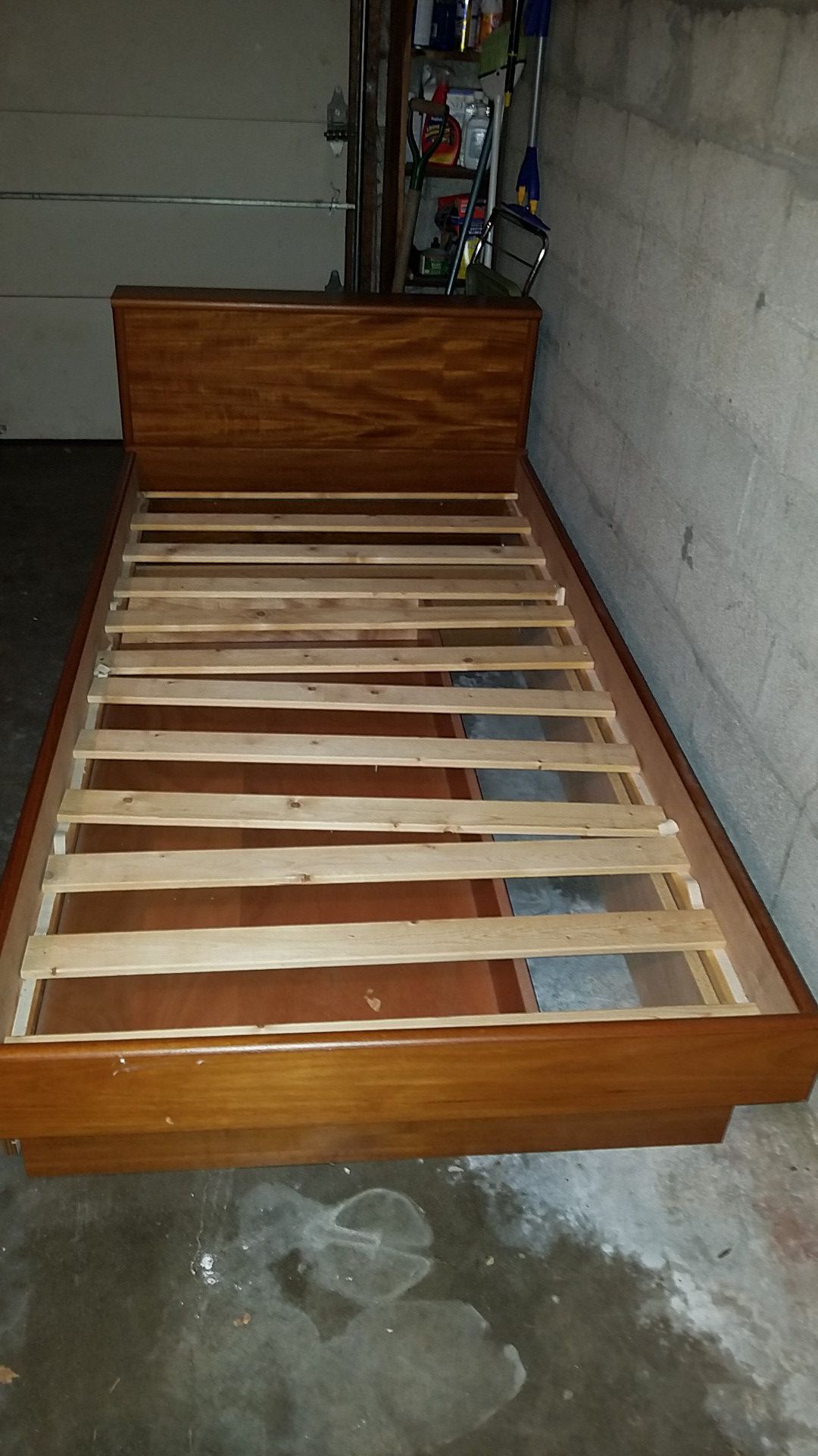Twin Bed Frame with Drawer
