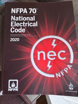 NFPA 70 National Electrical Code 2020 Edition