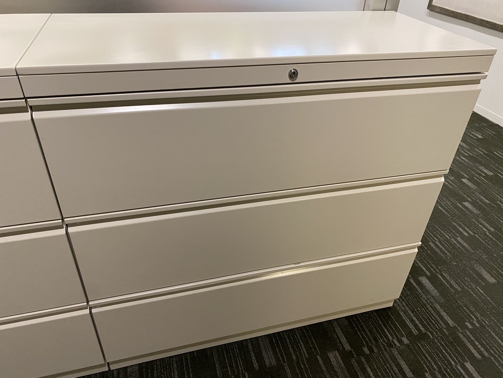 Metal File Cabinet Three Drawer