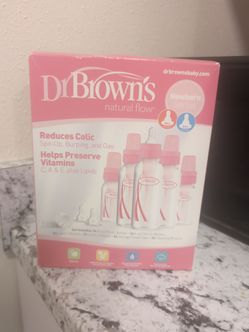 Dr.browns pink bottle set