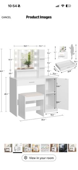 Dressing table
