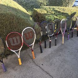 Tennis Rackets Collection Lot 