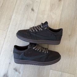 Travis Scott Jordan 1 Low Velvet Mocha Brown 