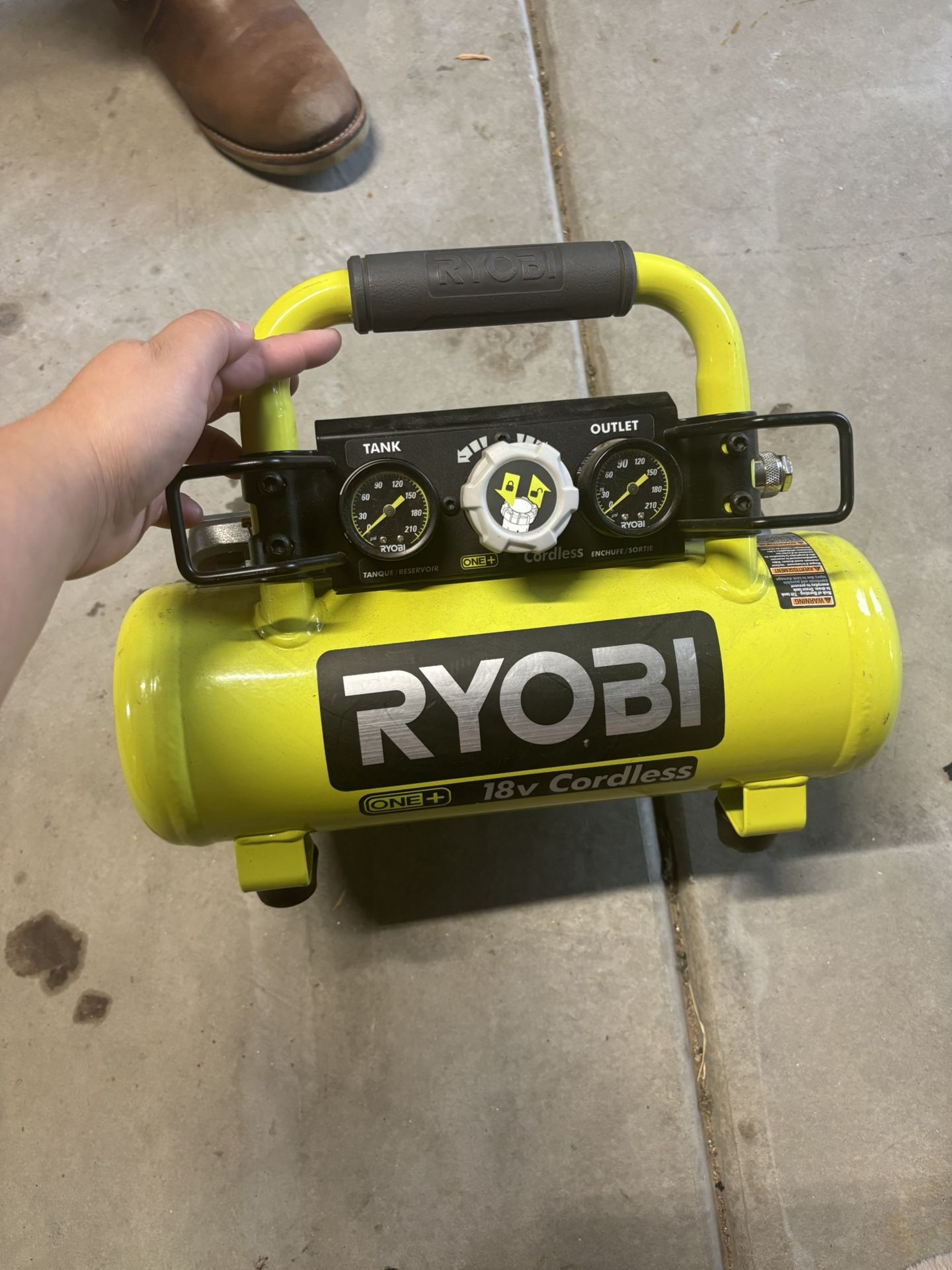 Ryobi 18v Air Compressor