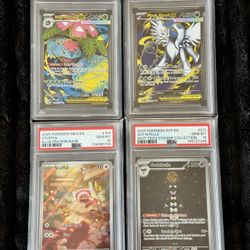 Pokemon PSA 10 GEM MINT graded cards