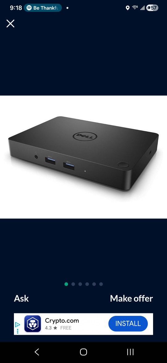 WD15 Docking Station Station MODEL K17A