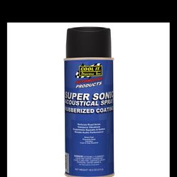 Super Sonic Acoustic Spray. Rubberized Coating