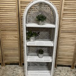 Vintage Wicker Shelf 