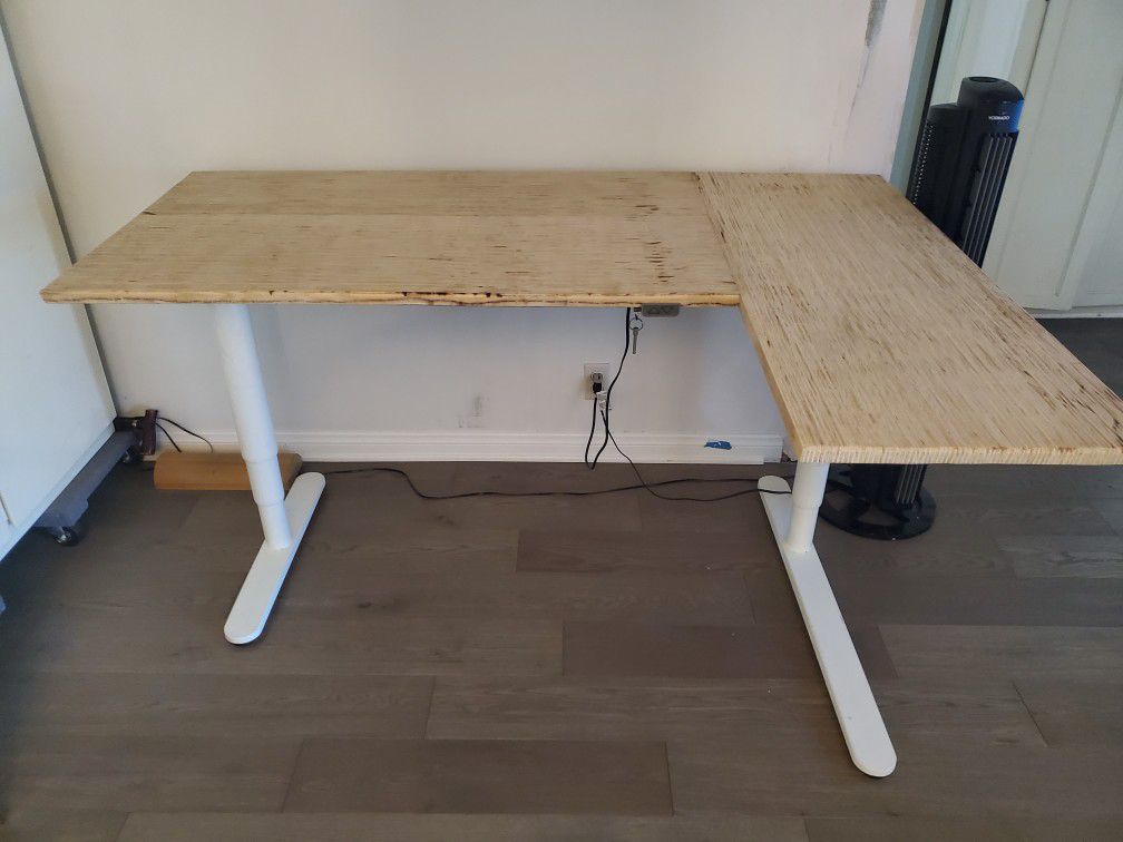 Ikea motorized desk legs w/ table top