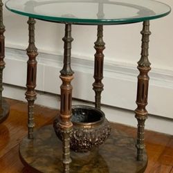 Set Of 2 Antique Tables 