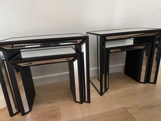 Mirror Nesting Side Tables