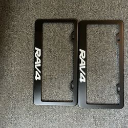 Brand New RAV 4 License Plate