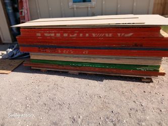 9x4 sheets of plywood