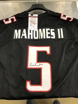 autographed patrick mahomes jersey