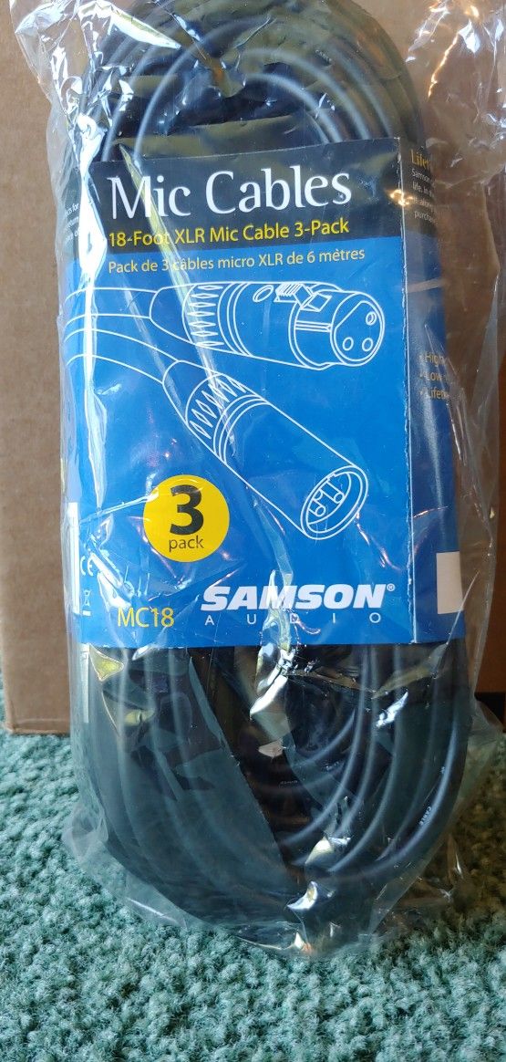 Samson MC18 Mic Cables