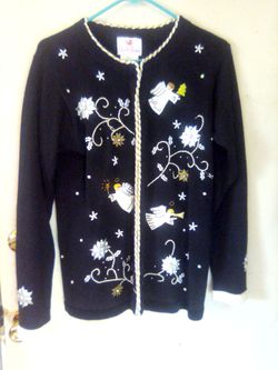 The Quaker Factory Size Small Women's Angel Sweater