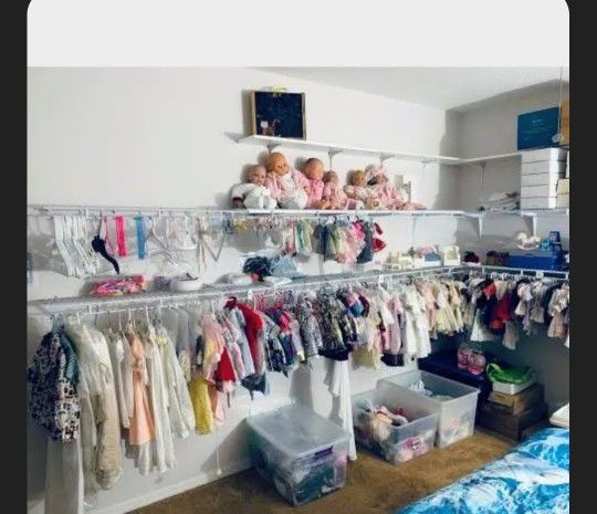 12ft X 12in Heavy Duty Metal Shelves(Please Read Description)