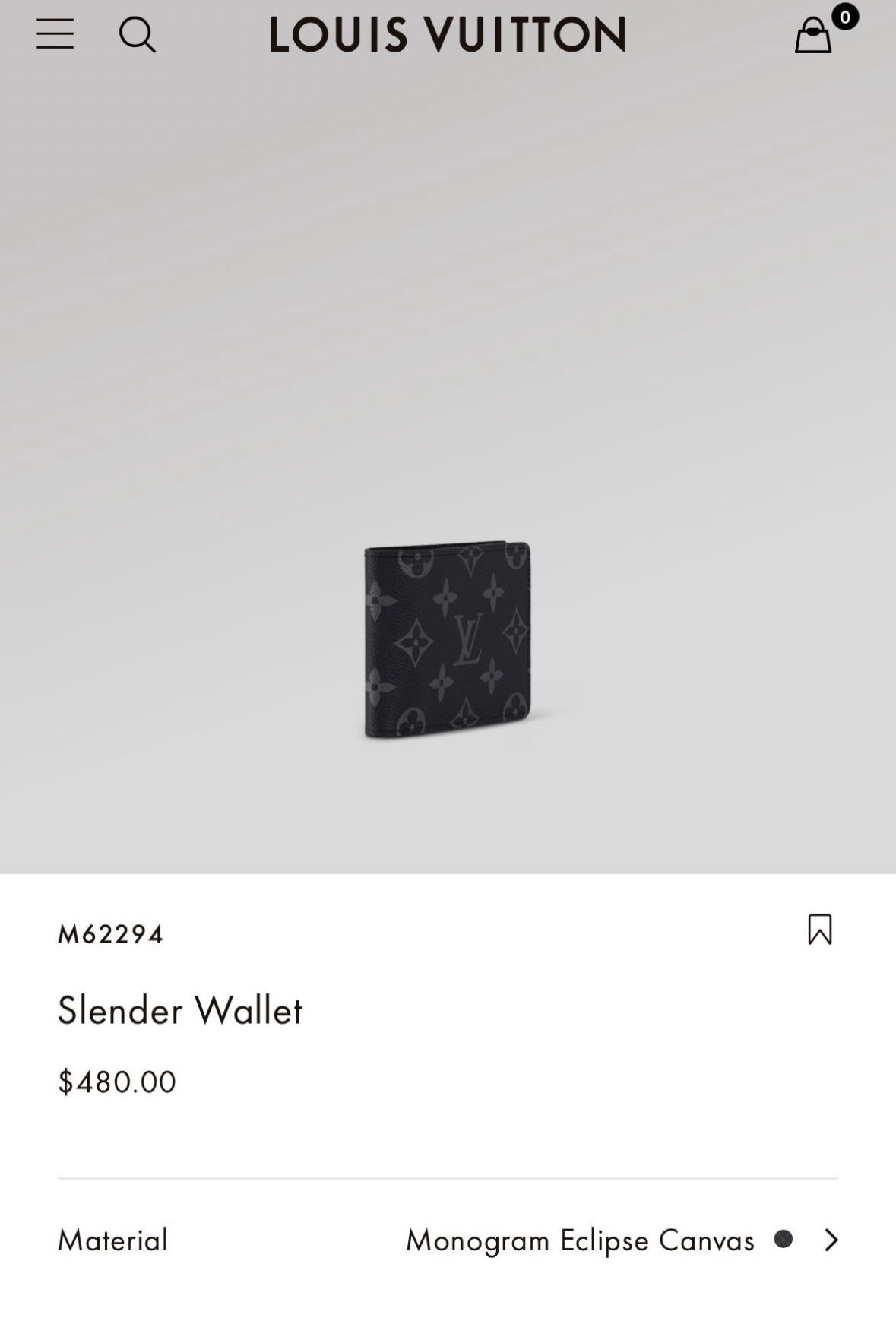 Louis Vuitton - Playground Monogram Slender Wallet (Black) – eluXive