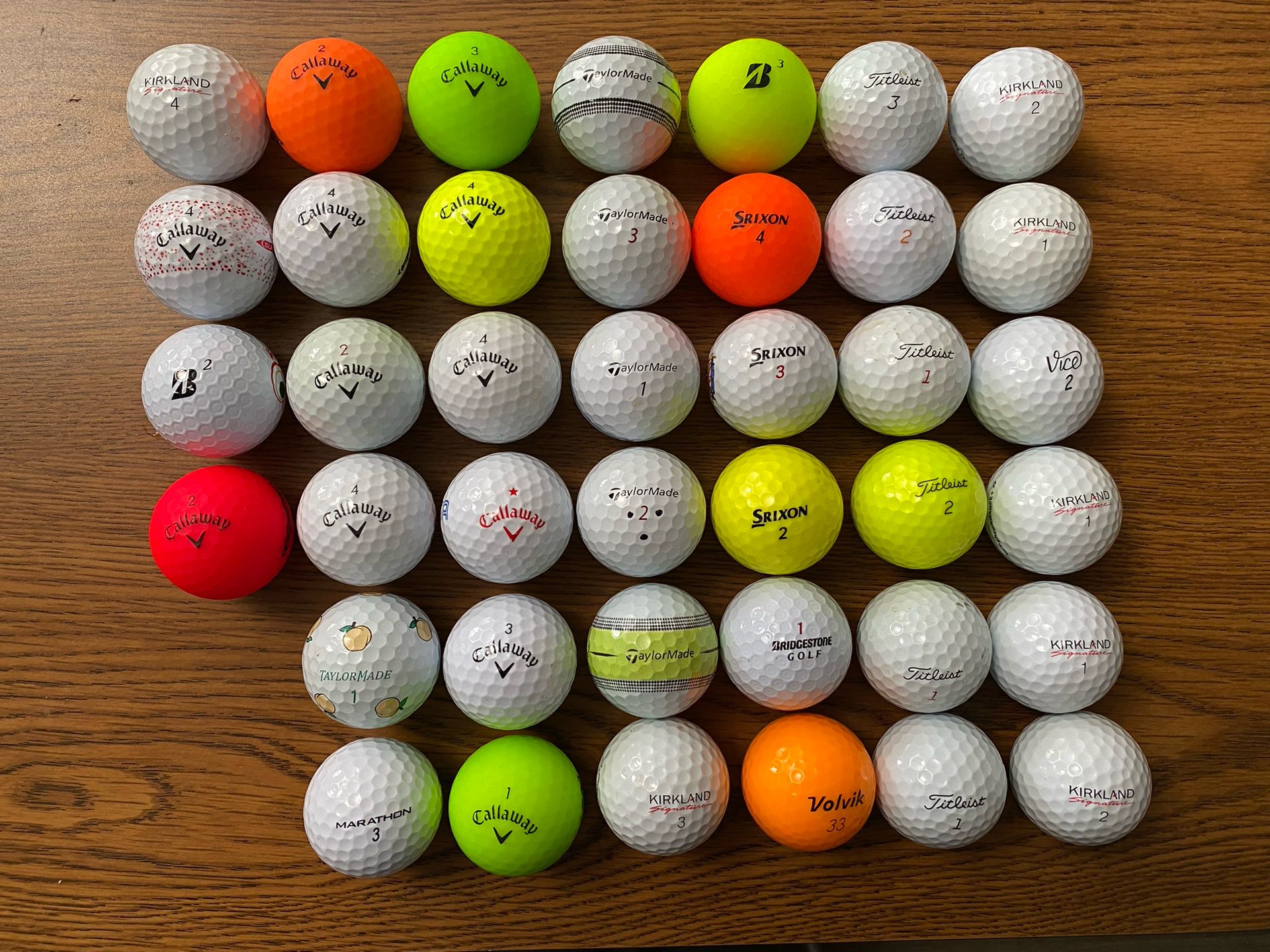 40 Used Golf Balls - Good Condition