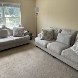 For Sale – Benchcraft® Asanti Fog Sofas (Set of 2)