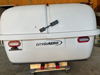 Hitch mounted travel storage