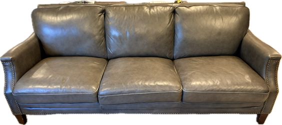 Costco 3-Piece Top Grain Leather Living Room Set (Sofa, Loveseat, Armchair)