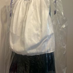 Handmade Mexican Kids Embroidered Skirt And Blouse