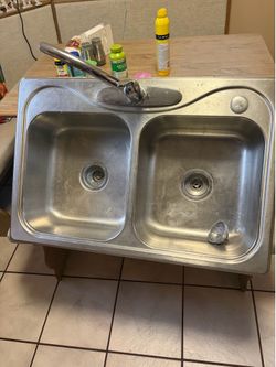 Large deep kitchen sink
